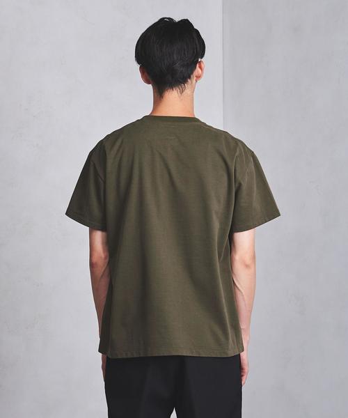 BATONER（バトナー）の「＜BATONER(バトナー)＞ URAKE CREW TEE（Tシャツ/カットソー・メンズ・ホワイト/オリーブ/ネイビー・1/2）」の13枚目の写真