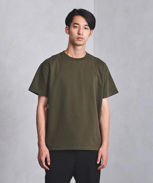 BATONER（バトナー）の「＜BATONER(バトナー)＞ URAKE CREW TEE（Tシャツ/カットソー・メンズ・ホワイト/オリーブ/ネイビー・1/2）」の14枚目の写真