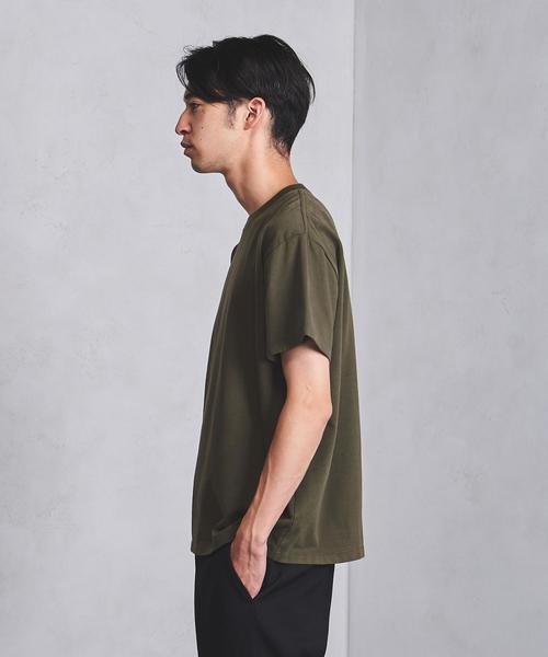 BATONER（バトナー）の「＜BATONER(バトナー)＞ URAKE CREW TEE（Tシャツ/カットソー・メンズ・ホワイト/オリーブ/ネイビー・1/2）」の15枚目の写真