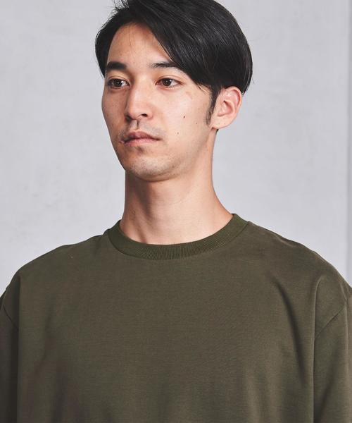 BATONER（バトナー）の「＜BATONER(バトナー)＞ URAKE CREW TEE（Tシャツ/カットソー・メンズ・ホワイト/オリーブ/ネイビー・1/2）」の17枚目の写真