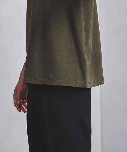 BATONER（バトナー）の「＜BATONER(バトナー)＞ URAKE CREW TEE（Tシャツ/カットソー・メンズ・ホワイト/オリーブ/ネイビー・1/2）」の7枚目の写真