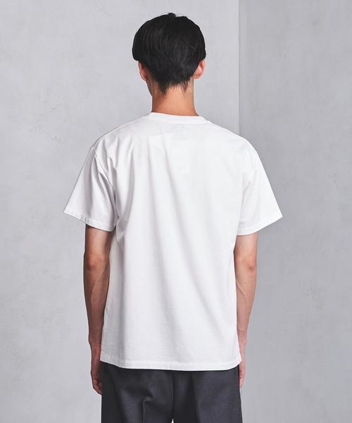 BATONER（バトナー）の「＜BATONER(バトナー)＞ URAKE CREW TEE（Tシャツ/カットソー・メンズ・ホワイト/オリーブ/ネイビー・1/2）」の10枚目の写真