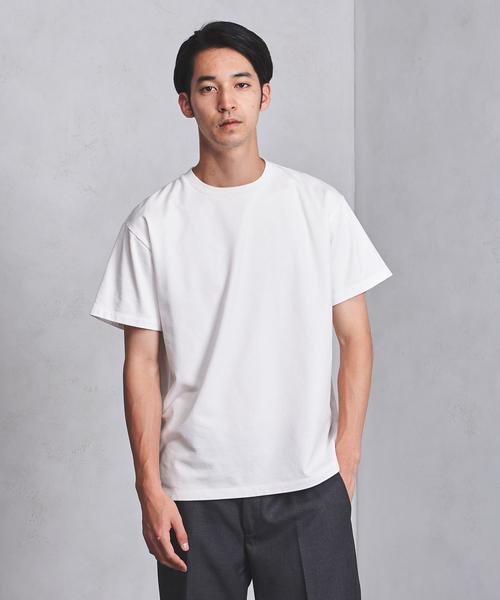 BATONER（バトナー）の「＜BATONER(バトナー)＞ URAKE CREW TEE（Tシャツ/カットソー・メンズ・ホワイト/オリーブ/ネイビー・1/2）」の12枚目の写真