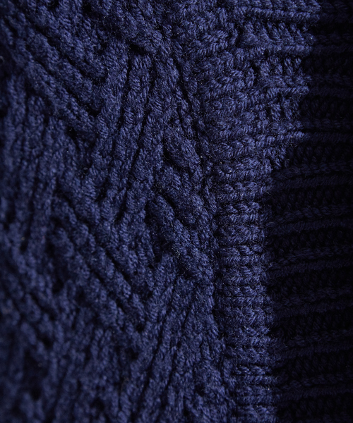 RECENCY OF MINE（リーセンシー オブ マイン）の「【Recency of Mine】ベルト付きショ-ルカラーカーディガン（カーディガン/ボレロ・メンズ・ベージュ/ネイビー・44/48/46）」の6枚目の写真