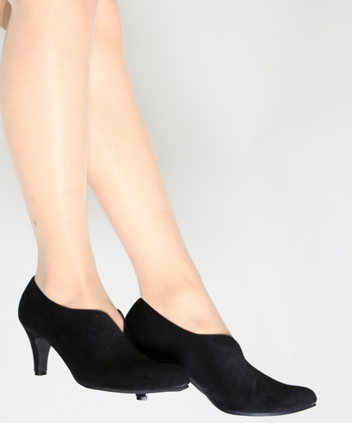 MARLENE JOBERT（マルレーヌ　ジョベル）の「スリットブーティー（ブーツ・レディース・ブラック/グレー/レッド・22.5/23/23.5/24/24.5）」の5枚目の写真