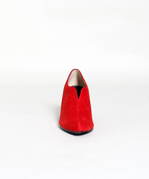 MARLENE JOBERT（マルレーヌ　ジョベル）の「スリットブーティー（ブーツ・レディース・ブラック/グレー/レッド・22.5/23/23.5/24/24.5）」の11枚目の写真