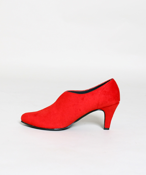 MARLENE JOBERT（マルレーヌ　ジョベル）の「スリットブーティー（ブーツ・レディース・ブラック/グレー/レッド・22.5/23/23.5/24/24.5）」の13枚目の写真