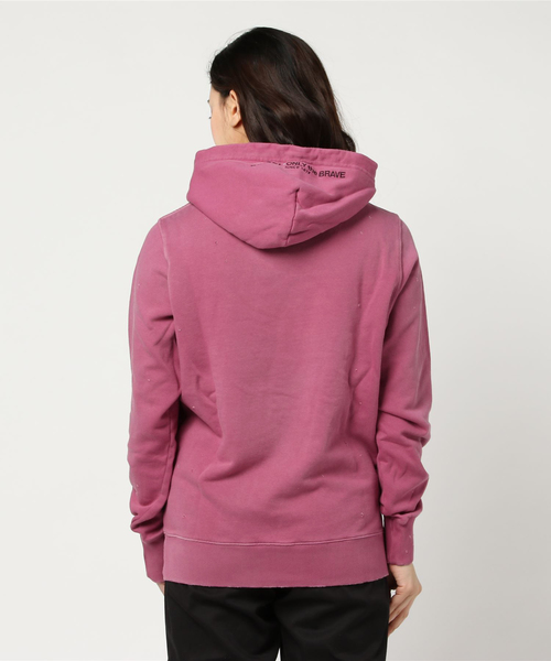 DIESEL(ディーゼル)の「00SF9I0WAQC(パーカー・レディース・ピンク/イエロー・SMALL/MEDIUM/LARGE/X-SMALL/XX-SMALL)」の4枚目の写真