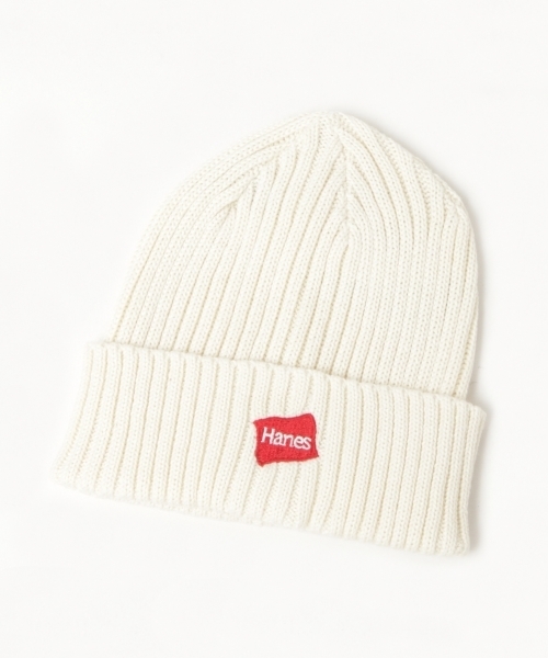 HANES(ヘインズ)の「【HANES/ヘインズ】ワッチ/790505(ニットキャップ/ビーニー・メンズ・ホワイト/ネイビー/グレー/ブラック・FREE)」の2枚目の写真