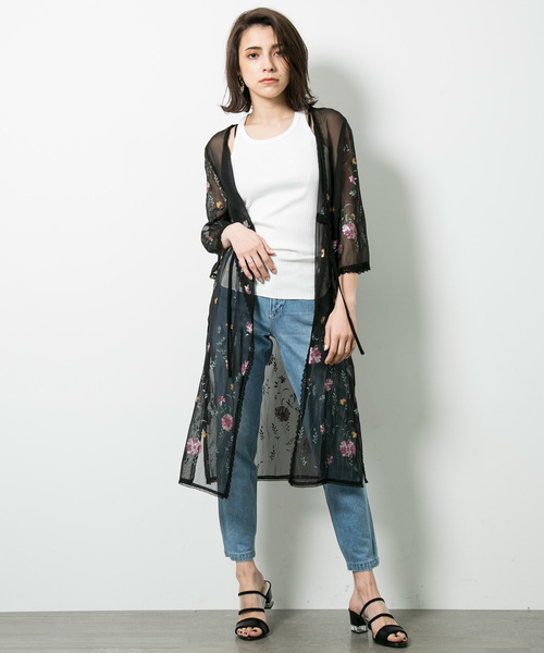 STUDIOUS（ステュディオス）の「クロップドスキニーデニム（デニムパンツ・レディース・ブルー/サックスブルー・0/1）」の8枚目の写真