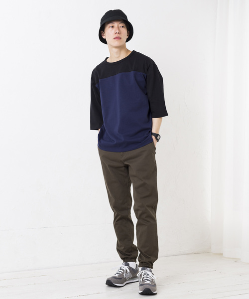 WEGO(ウィゴー)の「WEGO/ドロップショルダーフットボール7分袖Tシャツ(Tシャツ/カットソー・メンズ・ブルー系その他/ホワイト/ホワイト系その他/ブラック/ブラウン/ロイヤルブルー/レッド・LARGE/MEDIUM/SMALL)」の19枚目の写真