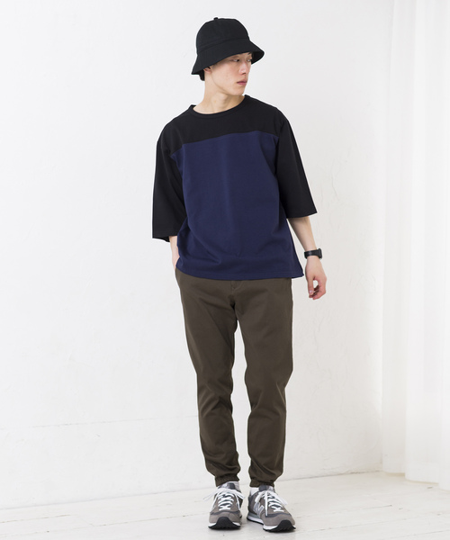 WEGO(ウィゴー)の「WEGO/ドロップショルダーフットボール7分袖Tシャツ(Tシャツ/カットソー・メンズ・ブルー系その他/ホワイト/ホワイト系その他/ブラック/ブラウン/ロイヤルブルー/レッド・LARGE/MEDIUM/SMALL)」の16枚目の写真