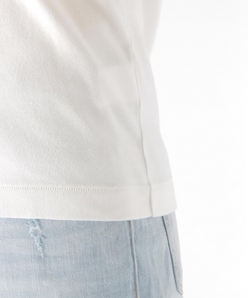 BAYFLOW(ベイフロー)の「BAYFLOW/ピグメントプリントT(Tシャツ/カットソー・レディース・オフホワイト/イエロー/オレンジ・SMALL/MEDIUM)」の13枚目の写真