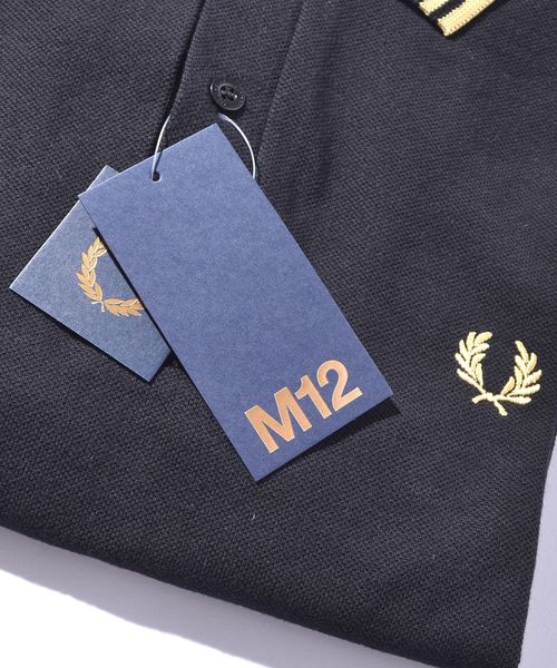 フレッドペリー ポロシャツ M12 イングランド製 刺繍ロゴ ゴールド 40 フレッドペリー ポロシャツ M12 イングランド製 刺繍ロゴ