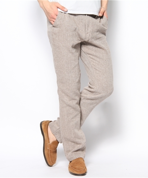 BEAMS（ビームス）の「○O.ﾘﾈﾝEASY W/FACE（その他パンツ・メンズ・グレー/ブラウン・SMALL/MEDIUM/LARGE/X-LARGE）」の11枚目の写真