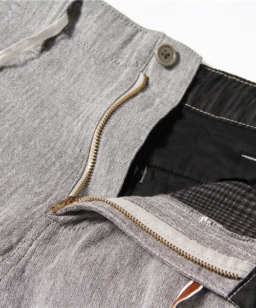 BEAMS（ビームス）の「○O.ﾘﾈﾝEASY W/FACE（その他パンツ・メンズ・グレー/ブラウン・SMALL/MEDIUM/LARGE/X-LARGE）」の8枚目の写真