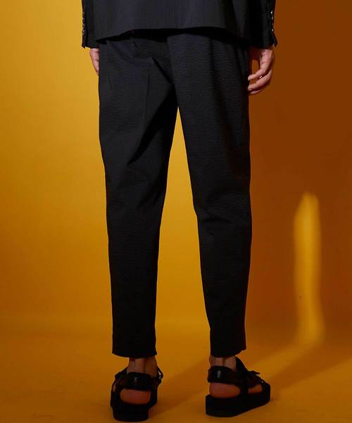 UNITED TOKYO（ユナイテッドトウキョウ）の「アンクルシアサッカーサイドゴムテーパード/セットアップ（その他パンツ・メンズ・ブラック・1/2/3）」の5枚目の写真