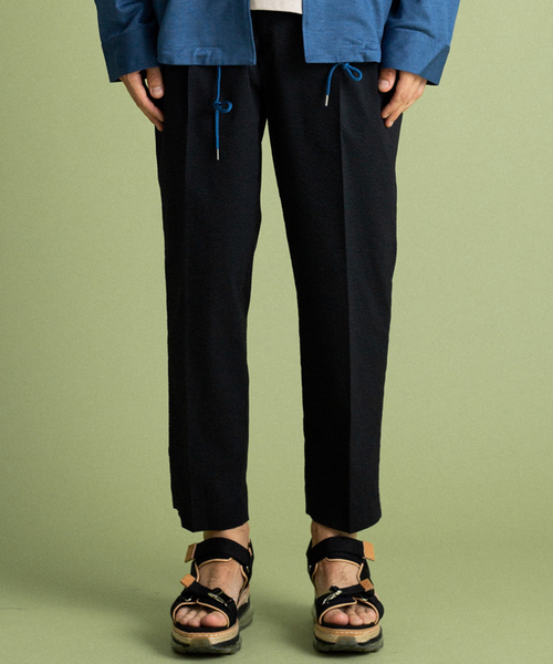 UNITED TOKYO（ユナイテッドトウキョウ）の「アンクルシアサッカーサイドゴムテーパード/セットアップ（その他パンツ・メンズ・ブラック・1/2/3）」の11枚目の写真