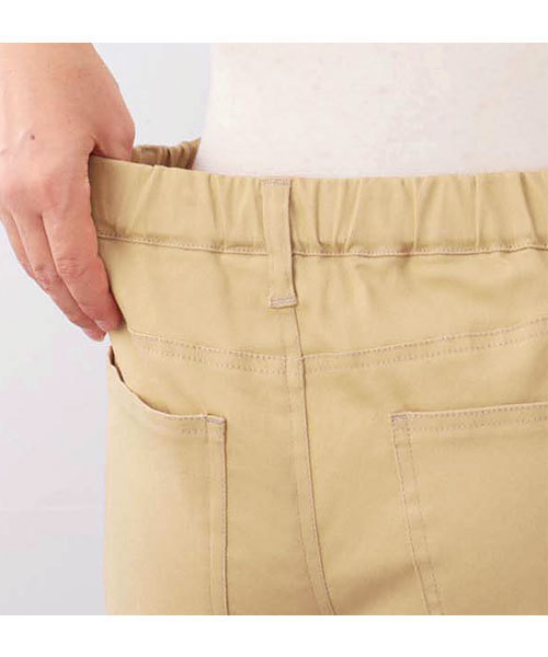 GeeRA(ジーラ)の「楽チン!美ラインストレッチスキニーパンツ(その他パンツ・レディース・ブラック/オフホワイト/ベージュ/レッド/ネイビー/チェック・58/61/70/73/64/67)」の9枚目の写真