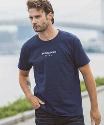 1PIU1UGUALE3 RELAX(ウノピゥウノウグァーレトレ)フロントロゴプリント 半袖Tシャツ