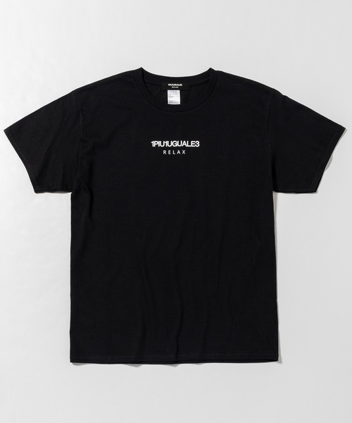 【1PIU1UGUALE3 RELAX】フロント ロゴ プリント Tシャツ 1PIU1UGUALE3 RELAX(ウノピゥウノウグァーレトレ)フロントロゴ