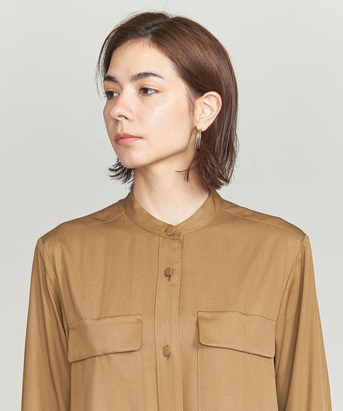 ユナイテッドアローズ BEAUTY&YOUTH コットン100 シャツワンピース nt9906-03_1.jpg