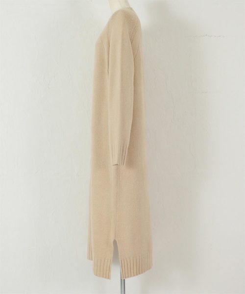 titivate（ティティベイト）の「ボトルネックニットワンピース（ワンピース・レディース・ブラック/ネイビー/杢グレー/キャメル/ライトベージュ・FREE/LONG）」の13枚目の写真