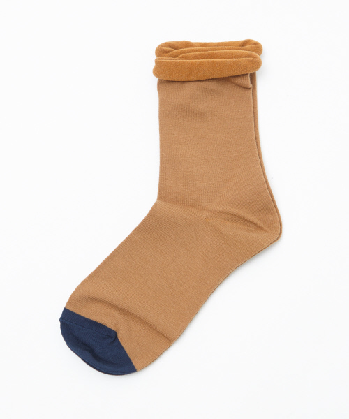 collex(コレックス)の「COLX TIP TOE SOLID ソックス(ソックス/靴下)」|ベージュ