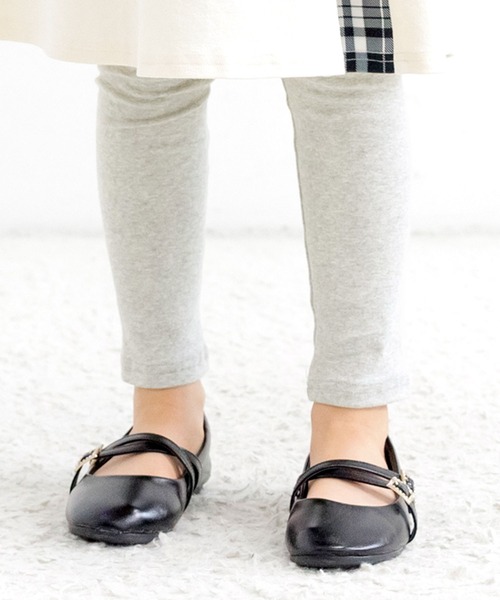 Bee des Bee（ビーデスビー）の「10分丈無地レギンス（レギンス/スパッツ・キッズ・ラベンダー/ブラック/チャコール/ライトピンク/ネイビー/グレー/ワイン/アイボリー/ライトグレー/グレイッシュベージュ/チェリーピンク/ライトブルー/ブルー/ピンク/モスグリーン/イエロー系その他/グリーン系その他/ミント/ピンク系その他/ライトグリーン/クリーム/ブルー系その他/カーキブラウン/グレー系その他/スミクロ/ブルーグレー/パープル系その他/ホワイト系その他/ライトグリーン系/ブラウン/ライラック系/ブルー系/ライトベージュ/カーキオリーブ/スモークピンク/ピンク系/杢グレー/ベージュ系/ブルー × パープル・90cm/120cm/100cm/110cm/140cm/130cm/150cm）」の8枚目の写真