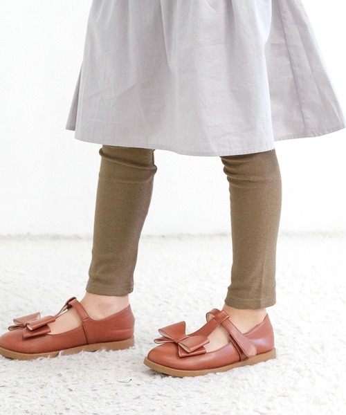 Bee des Bee（ビーデスビー）の「10分丈無地レギンス（レギンス/スパッツ・キッズ・ラベンダー/ブラック/チャコール/ライトピンク/ネイビー/グレー/ワイン/アイボリー/ライトグレー/グレイッシュベージュ/チェリーピンク/ライトブルー/ブルー/ピンク/モスグリーン/イエロー系その他/グリーン系その他/ミント/ピンク系その他/ライトグリーン/クリーム/ブルー系その他/カーキブラウン/グレー系その他/スミクロ/ブルーグレー/パープル系その他/ホワイト系その他/ライトグリーン系/ブラウン/ライラック系/ブルー系/ライトベージュ/カーキオリーブ/スモークピンク/ピンク系/杢グレー/ベージュ系/ブルー × パープル・90cm/120cm/100cm/110cm/140cm/130cm/150cm）」の11枚目の写真