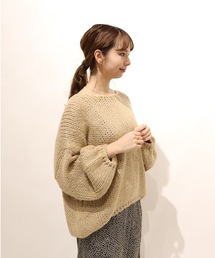 flower | フラッフィーバルーンニット(ニット/セーター)