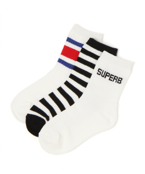 GLOBAL WORK(グローバルワーク)の「【キッズ】ボーイズクルーソックス【3足セット】/820513(ソックス/靴下・キッズ・その他1/その他2・SMALL/MEDIUM/LARGE)」の2枚目の写真