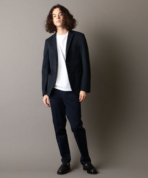 SHIPS JET BLUE（シップスジェットブルー）の「SHIPS JET BLUE: ツイルスリム ノープリーツパンツ ソリッド（チノパンツ・メンズ・チャコールグレー/ベージュ/ネイビー/オフホワイト・SMALL/MEDIUM/LARGE/X-SMALL）」の14枚目の写真