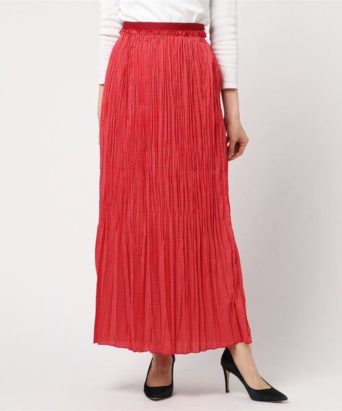 【新品タグ付✨】CLANE DOT PLEATS LONG SK水玉 Aライン 新品タグ付✨】CLANE DOT PLEATS LONG SK水玉 Aライン スカート