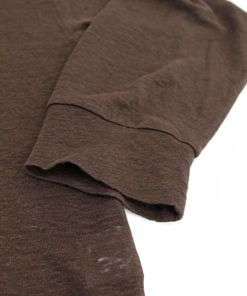 RNA-N（アールエヌエーエヌ）の「M1155 リネン天竺パーカー（パーカー・レディース・パープル/ブラウン/オフホワイト・MEDIUM）」の11枚目の写真