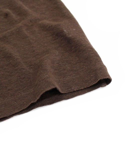 RNA-N（アールエヌエーエヌ）の「M1155 リネン天竺パーカー（パーカー・レディース・パープル/ブラウン/オフホワイト・MEDIUM）」の7枚目の写真