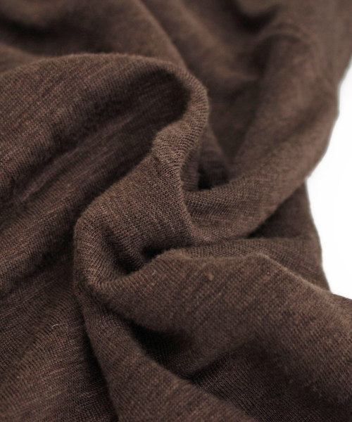 RNA-N（アールエヌエーエヌ）の「M1155 リネン天竺パーカー（パーカー・レディース・パープル/ブラウン/オフホワイト・MEDIUM）」の5枚目の写真