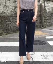 10ozデニムハイウエストパンツ