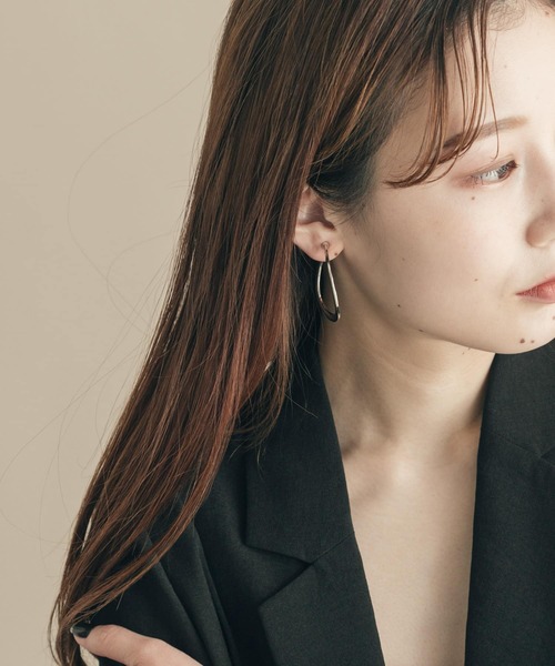 SMELLY（スメリー）の「メタルマガリフープイヤリング（イヤリング・レディース・ゴールド/シルバー・-）」の18枚目の写真