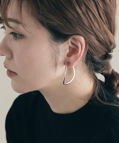 SMELLY（スメリー）の「メタルマガリフープイヤリング（イヤリング・レディース・ゴールド/シルバー・-）」の15枚目の写真