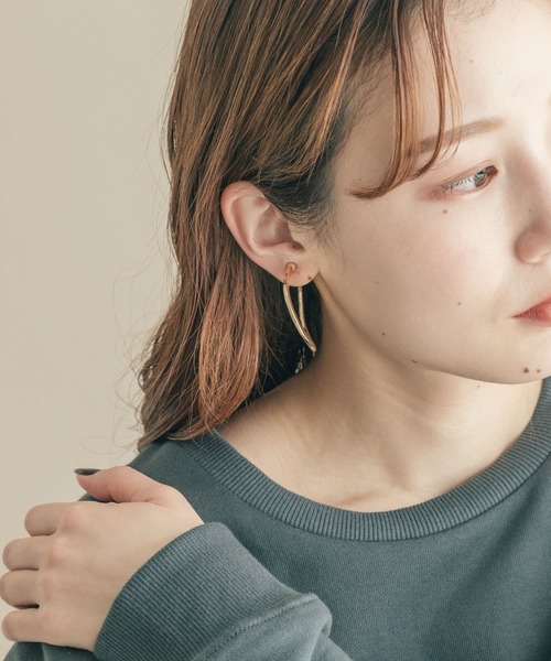 SMELLY（スメリー）の「メタルマガリフープイヤリング（イヤリング・レディース・ゴールド/シルバー・-）」の11枚目の写真