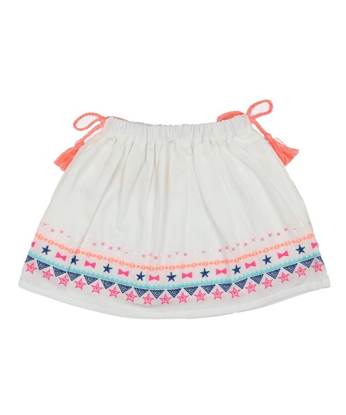 Daddy Oh Daddy（ダディーオーダディー）の「刺繍スカート（スカート・キッズ・ホワイト/ブルー・120/110/100/130/150/90/140）」の5枚目の写真