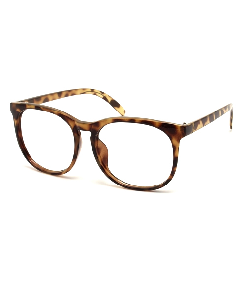 WEGO(ウィゴー)の「WEGO/ウェリントンタイプ(レンズ無し)(メガネ・メンズ・ブラック/ブラウン系その他/イエロー系その他・FREE)」の1枚目の写真