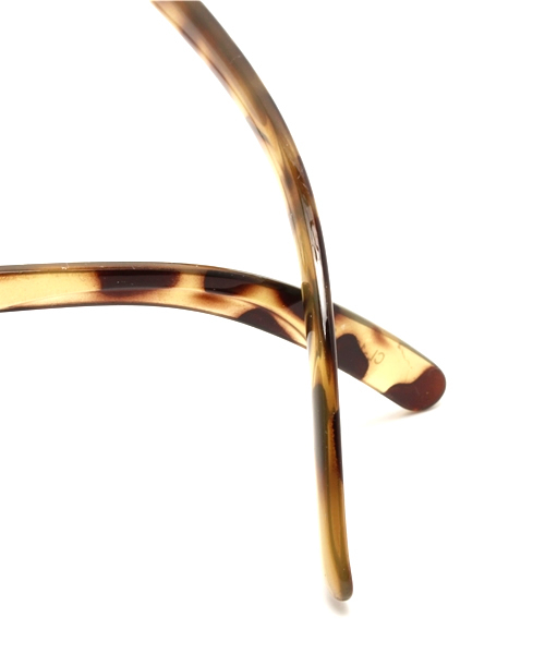 WEGO(ウィゴー)の「WEGO/ウェリントンタイプ(レンズ無し)(メガネ・メンズ・ブラック/ブラウン系その他/イエロー系その他・FREE)」の10枚目の写真