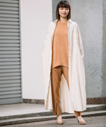 Munich | シャツコール　マキシシャツワンピース(シャツワンピース)