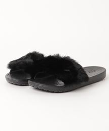 crocs クロックス 205968-060 Crocs Sloane Luxe Slide W Black/Black