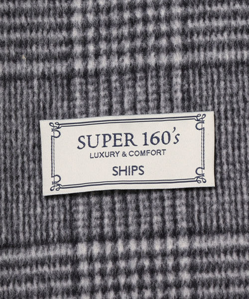 SHIPS（シップス）の「SD: グレンチェック カーコート(ダークグレー