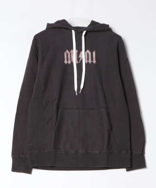 NUMBER (N)INE(ナンバーナイン)の「NUNI_HOODY SWEATSHIRT / NUNIロゴ スウェットパーカー(パーカー・メンズ・チャコールグレー・2/4/3)」の7枚目の写真