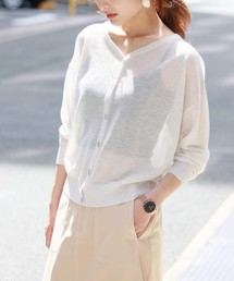 HER CLOSET | 【HERCLOSET】前後2wayシースルーカーディガン(カーディガン/ボレロ)