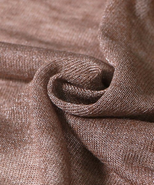 HER CLOSET（ハークローゼット）の「【HERCLOSET】前後2wayシースルーカーディガン（カーディガン/ボレロ・レディース・ブラック/ベージュ/モカ/オートミール・M）」の9枚目の写真